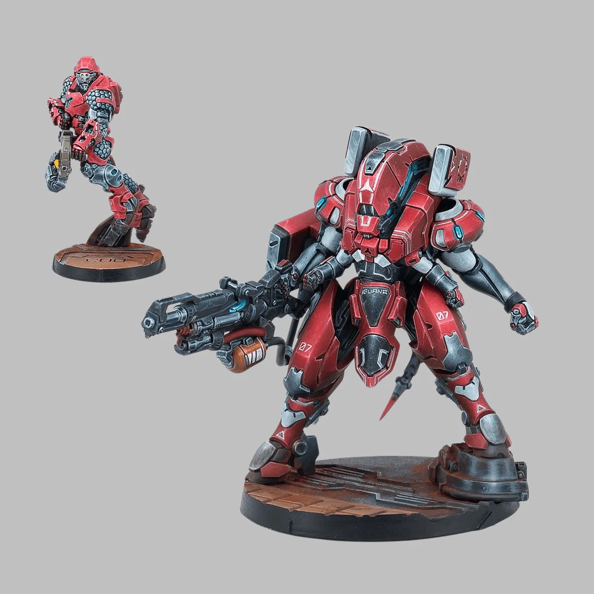 

Resin Model Assembly Kit, GK, Nomad Mech Warrior, Unpainted (including Base)