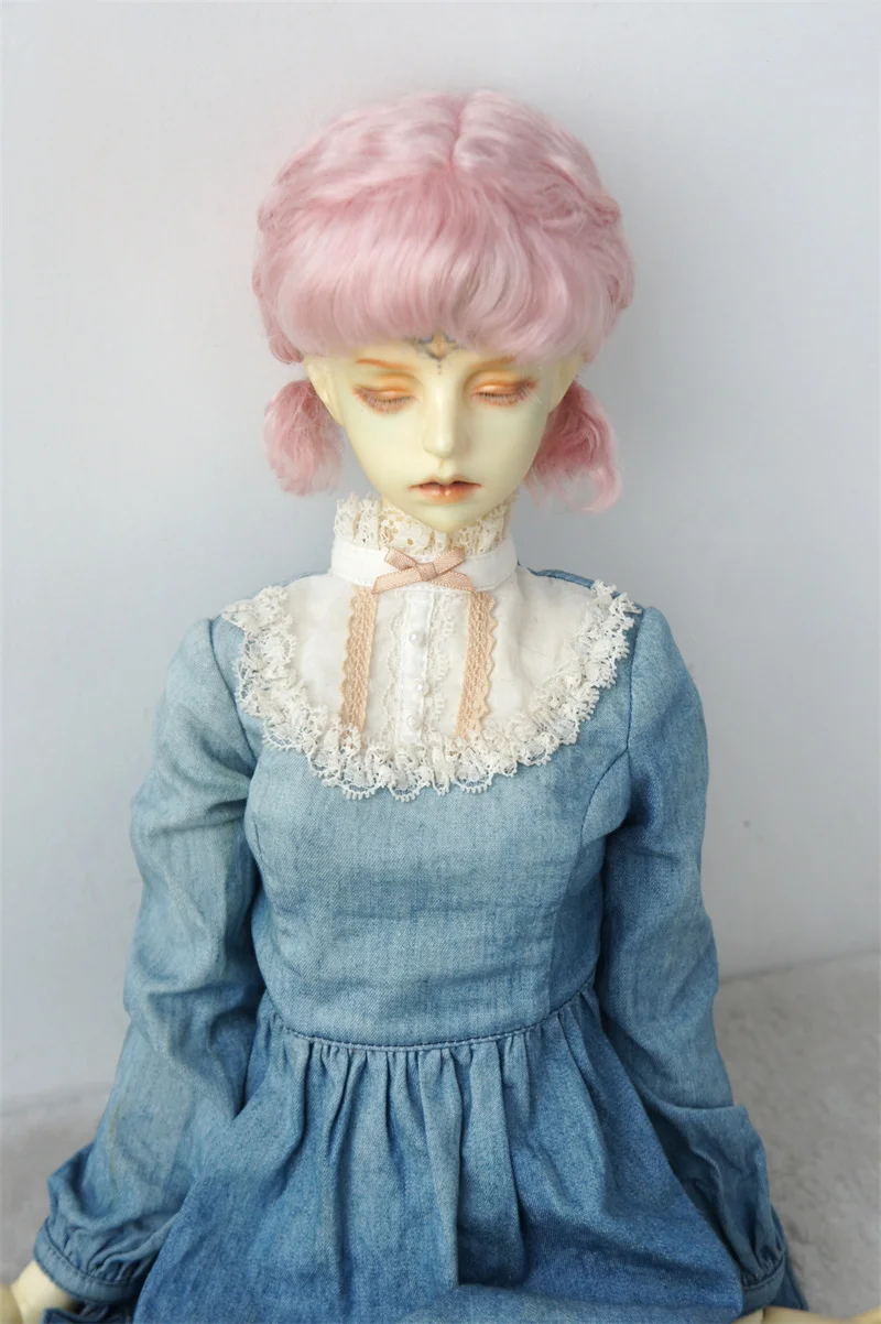 ブライス-短い波のかつら,bjd mohair,人形の髪,すべてのサイズ,ob11,yosd,msd,sd,jd736,新しいコレクション