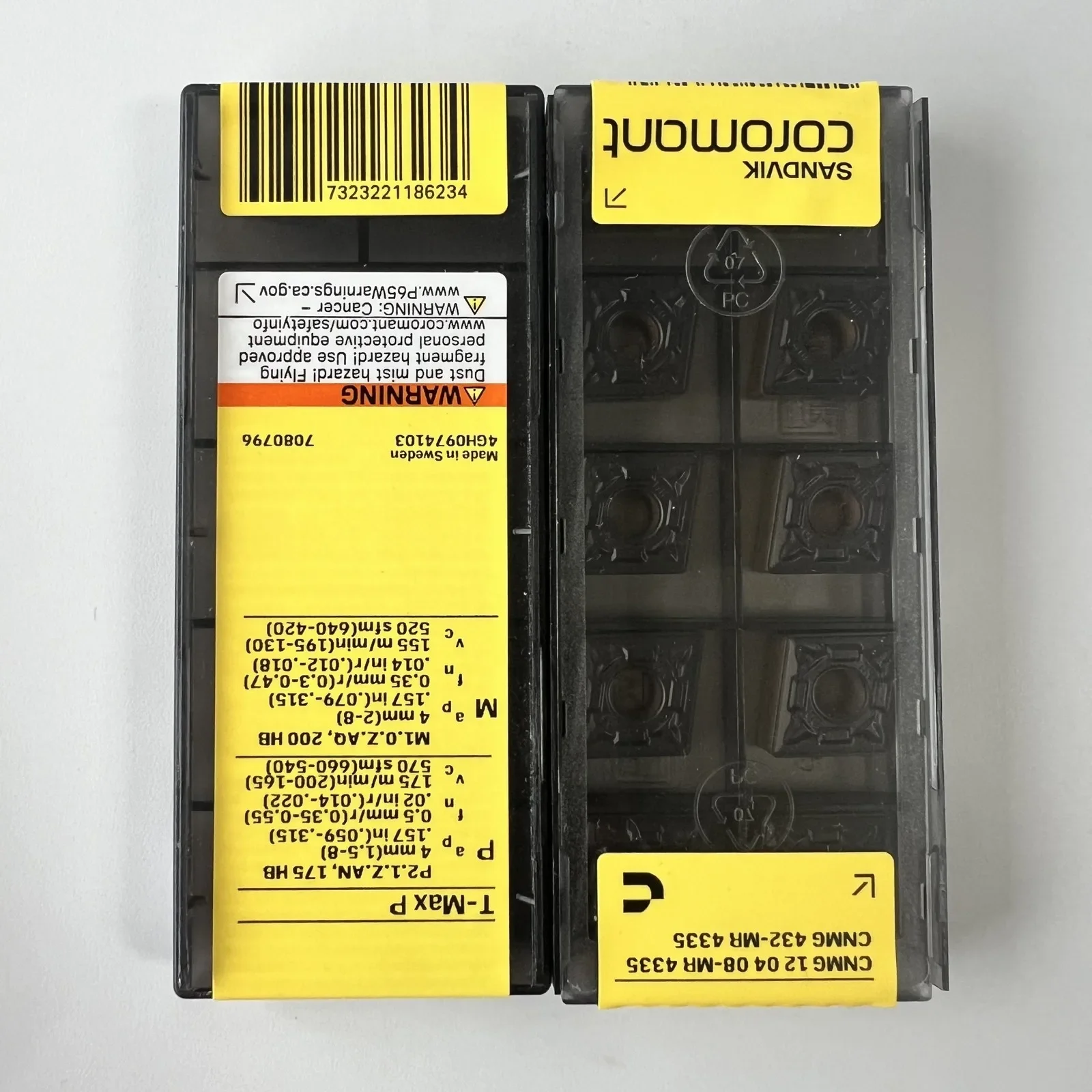 

SANDVIK-Coromant / CNMG120408-MR 4335 / 10 Pcs