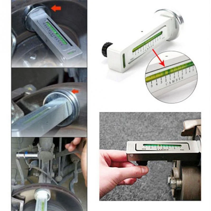 Reliable-1 PCS Car Camber Angle Adjustment Auxiliary Tool Column Instrument Four-Wheel Aligner Silver