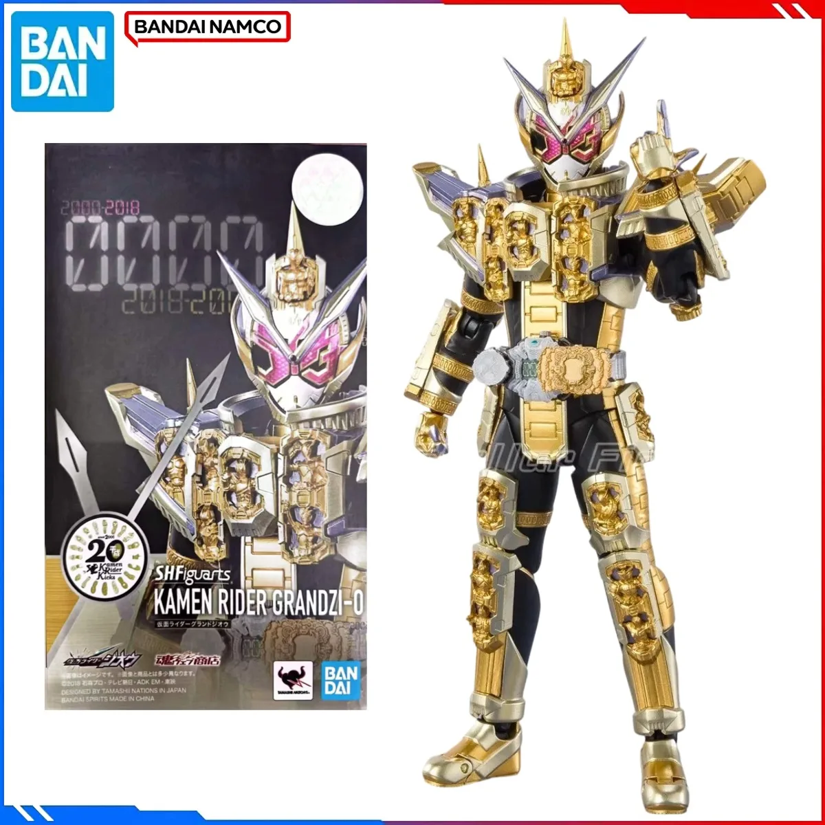 

Оригинальный конструктор Bandai Kamen Rider: Модель аниме-персонажа KAMEN RIDER ZI-O, сборная фигурка SHF, подарок для мальчиков и девочек