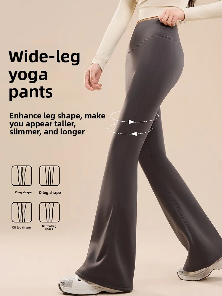 Pantalon de Yoga chaud taille haute pour femmes, doublé de Fce, amincissant, Bootcut, vêtements d'extérieur d'hiver, marque Danny de neige glacée