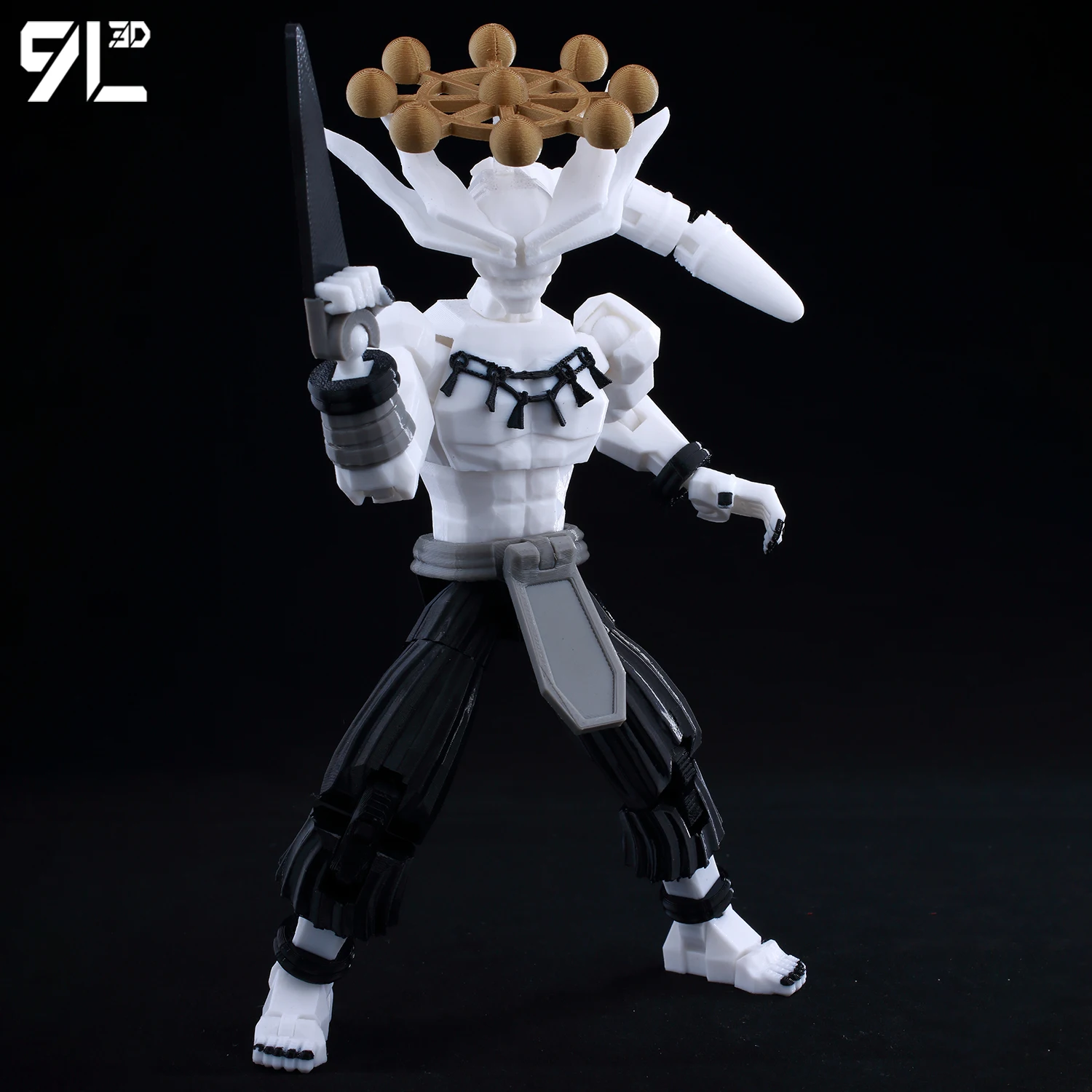 9L3D T13 Cool Robot Doll Limited Edition 3D-geprinte mannequin met Shapeshift-functie ​ Anime figuur speelgoedmodel ontwerp ​   Ct speelgoed