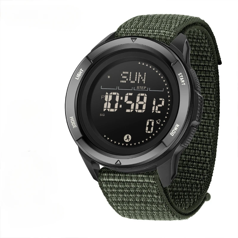 

Youth Waterproof Time Electronic Watch Men's Student Luminous Multifunctional Compass Step Counting Sports Smart Hand