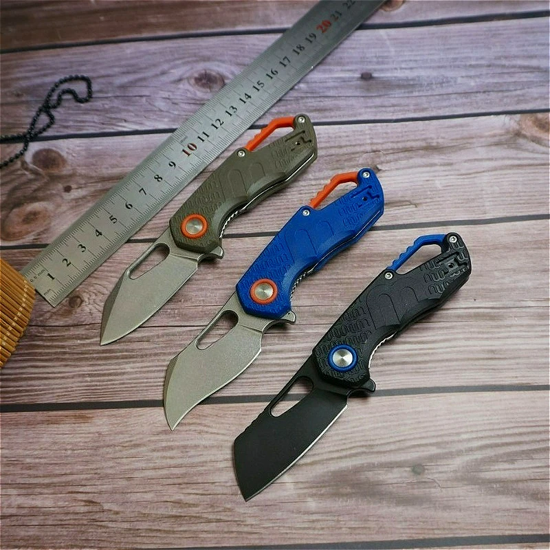 

MKM-F0332 multi-purpose high hardness hunting EDC pocket knife 8cr13 blade wild survival camping folding knife men's gift