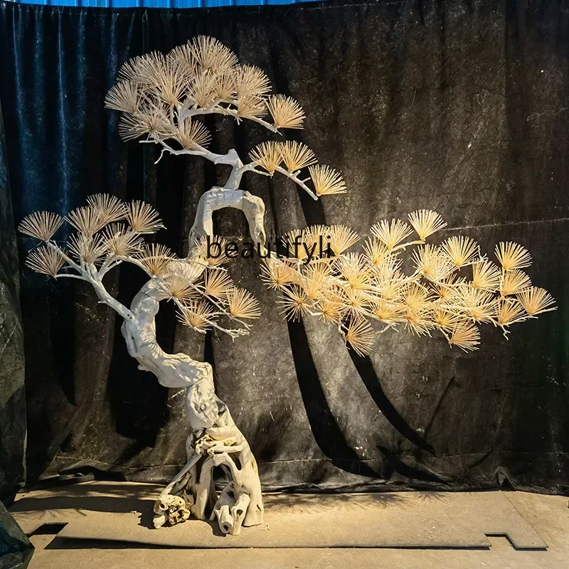 F21 محاكاة شجرة الصنوبر شجرة وهمية المناظر الطبيعية الأبواب والنوافذ متجر مركز تسوق مركز مبيعات الفندق المناظر الطبيعية الجافة #2