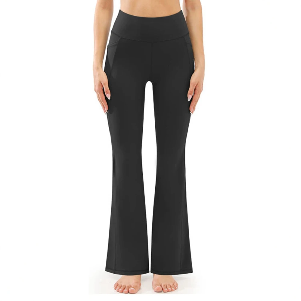 

Женские расклешенные леггинсы до щиколотки с высокой талией, однотонные повседневные брюки, осень-зима, приличная простая мода