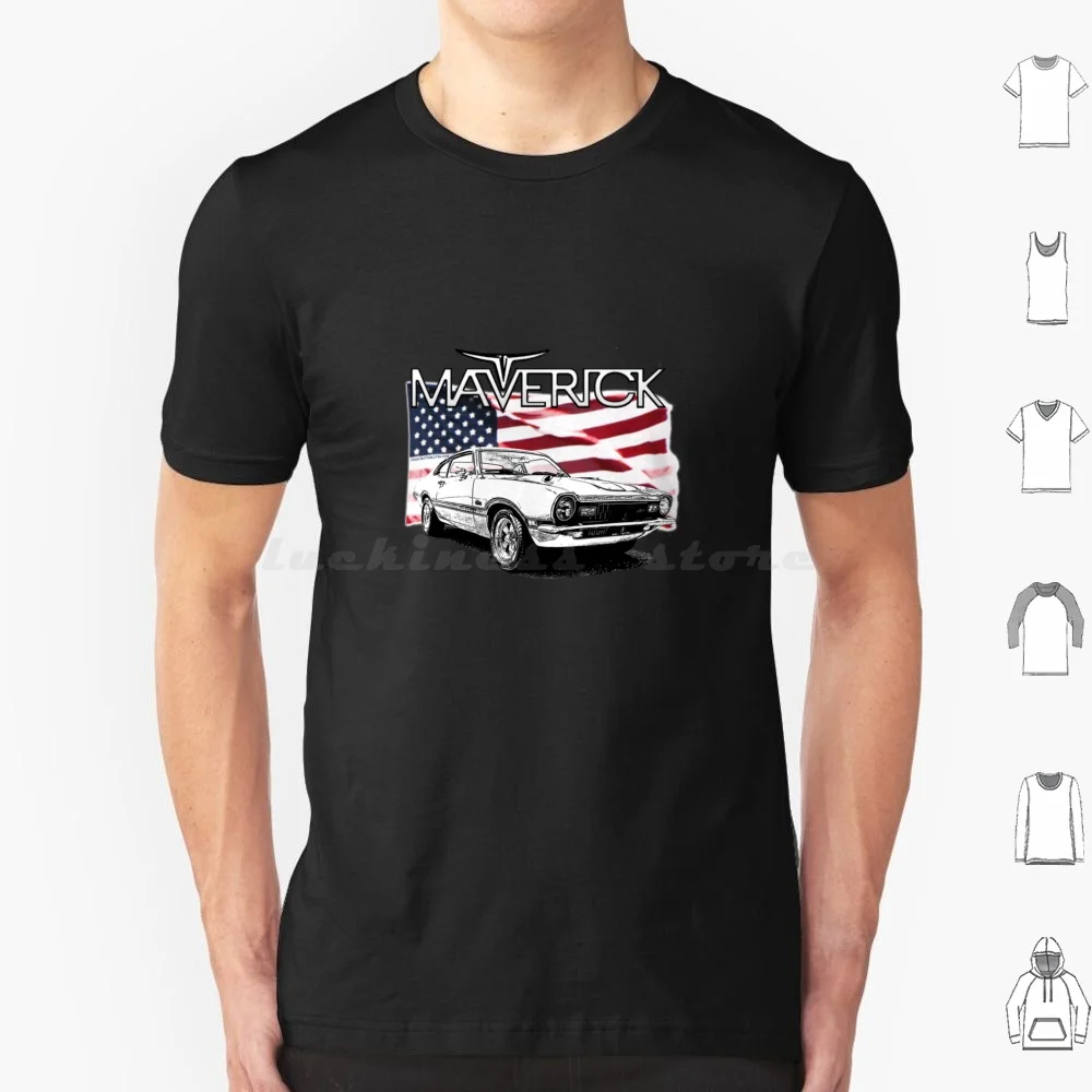 Maverick Usa Muscle Car T Shirt Cotton Men Women DIY Print Maverick Usa Muscle Car