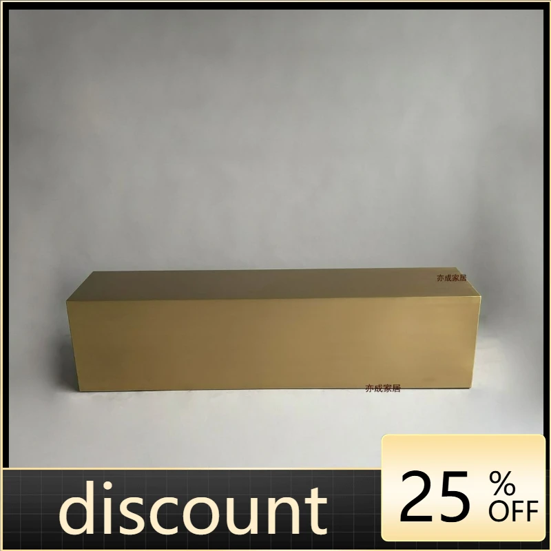 LTT Modern Simple Light Luxury Stainless Steel TV Cabinet Homestay Living Room TV Cabinet