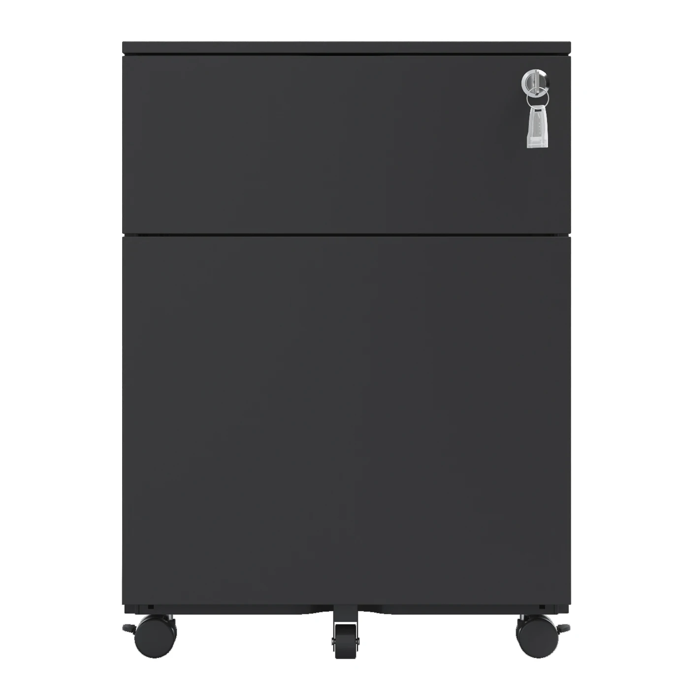 Steel Mobile File Cabinet With 2 Drawers Lock Steel File Cabinet For Home Office Legal Letter A4 F4 Size