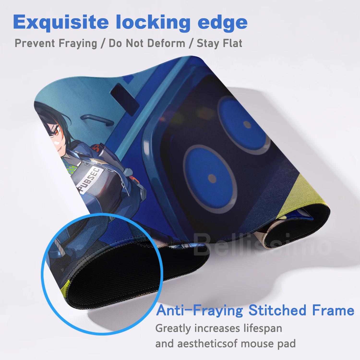 Zenless Zone Zero Zhu Yuan HD High definition Desktop games XXL size Desktop games PC Large mats games size accessorie mouse pad