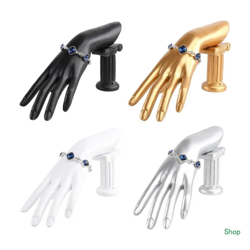 

Dropship Resin Mannequin Hand Finger Gloves Rings Bracelet Bangle Watch Jewelry Display