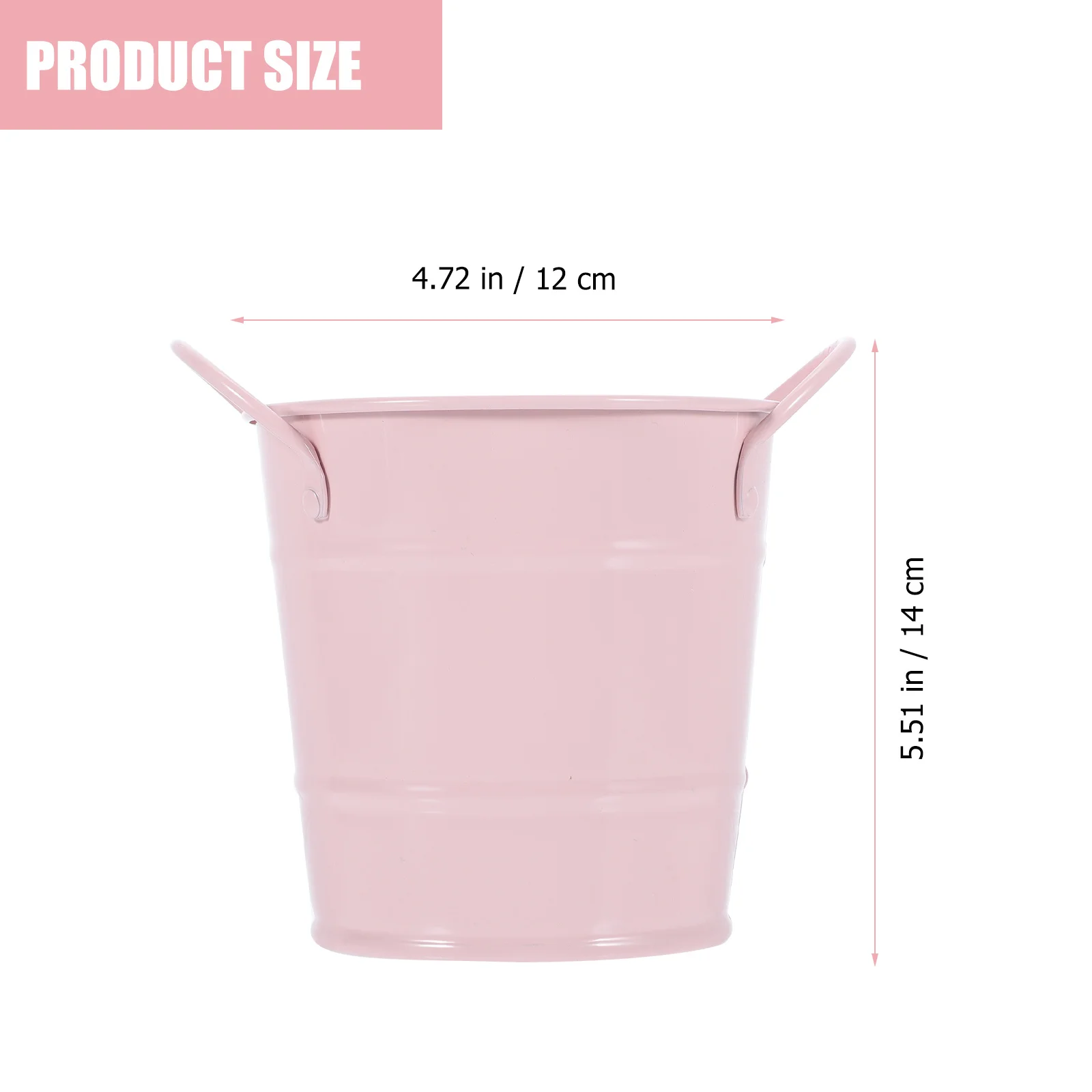 Makeup Brush Bucket Iron Desktop Organizer Pen Container For Stationery Pencil Holder Cosmetics Storage Brush Pen Pot