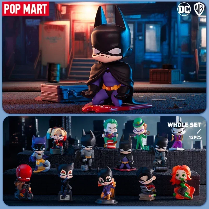 

POP MART DC Gotham City Series слепая коробка Mystery Box Kawaii украшения фигурки домашний декор настольная модель куклы для девочек подарочная модель