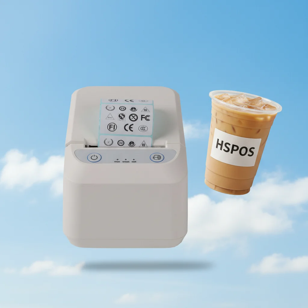 

Label / Receipt Printer HS-E81 80mm Desktop Thermal Printer with USB LAN WIFI Blue Tooth