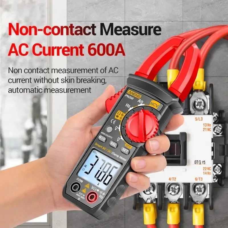 

20RC Portable Digital Clamp Meter Measures Current Capacitance Resistances