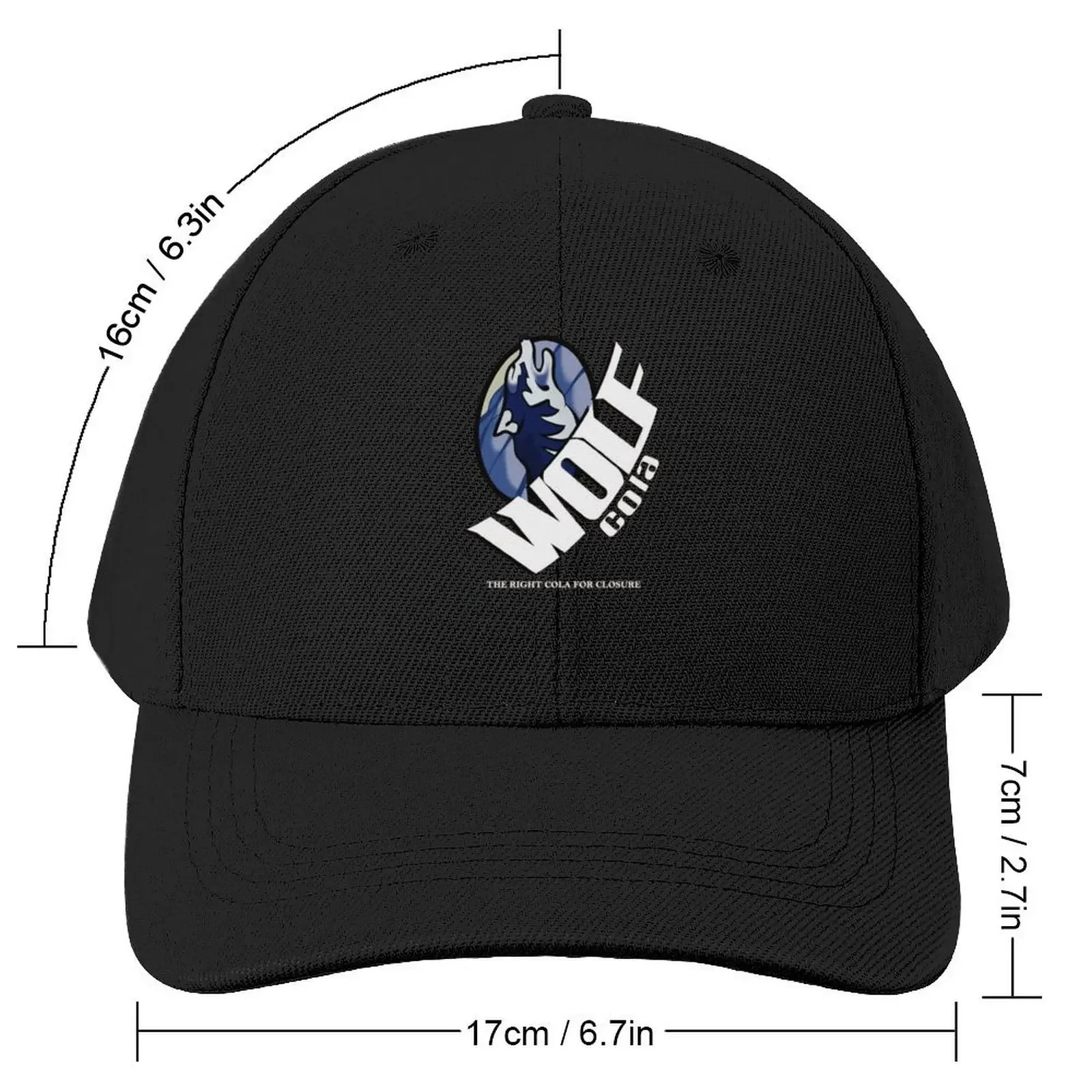 Wolf Cola - The Right Cola for Closure Tri-blend . Baseball Cap fashionable Custom Cap Women's Golf Clothing Men's