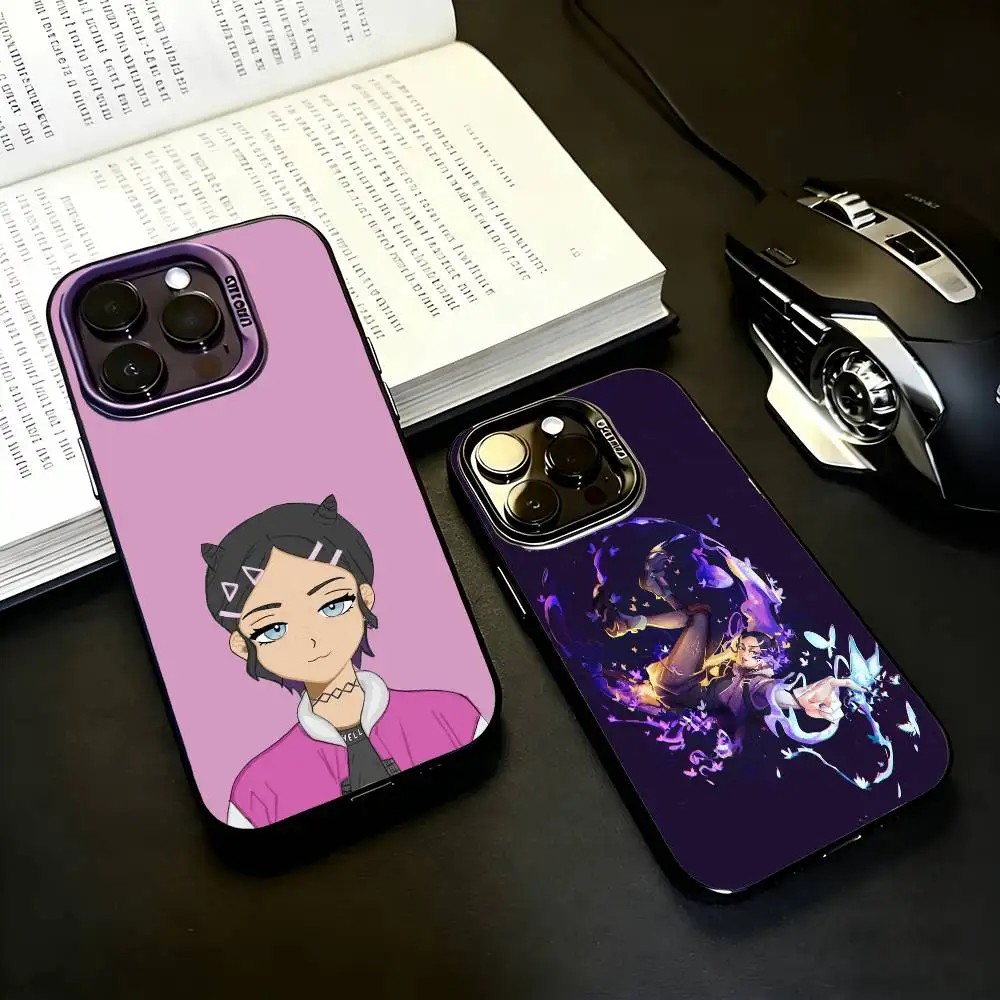 

Clove V-Valorant-S Game Black Candy silver phone case Phone Case For iPhone17,16,15,14,13,12,11 Plus,Pro Max