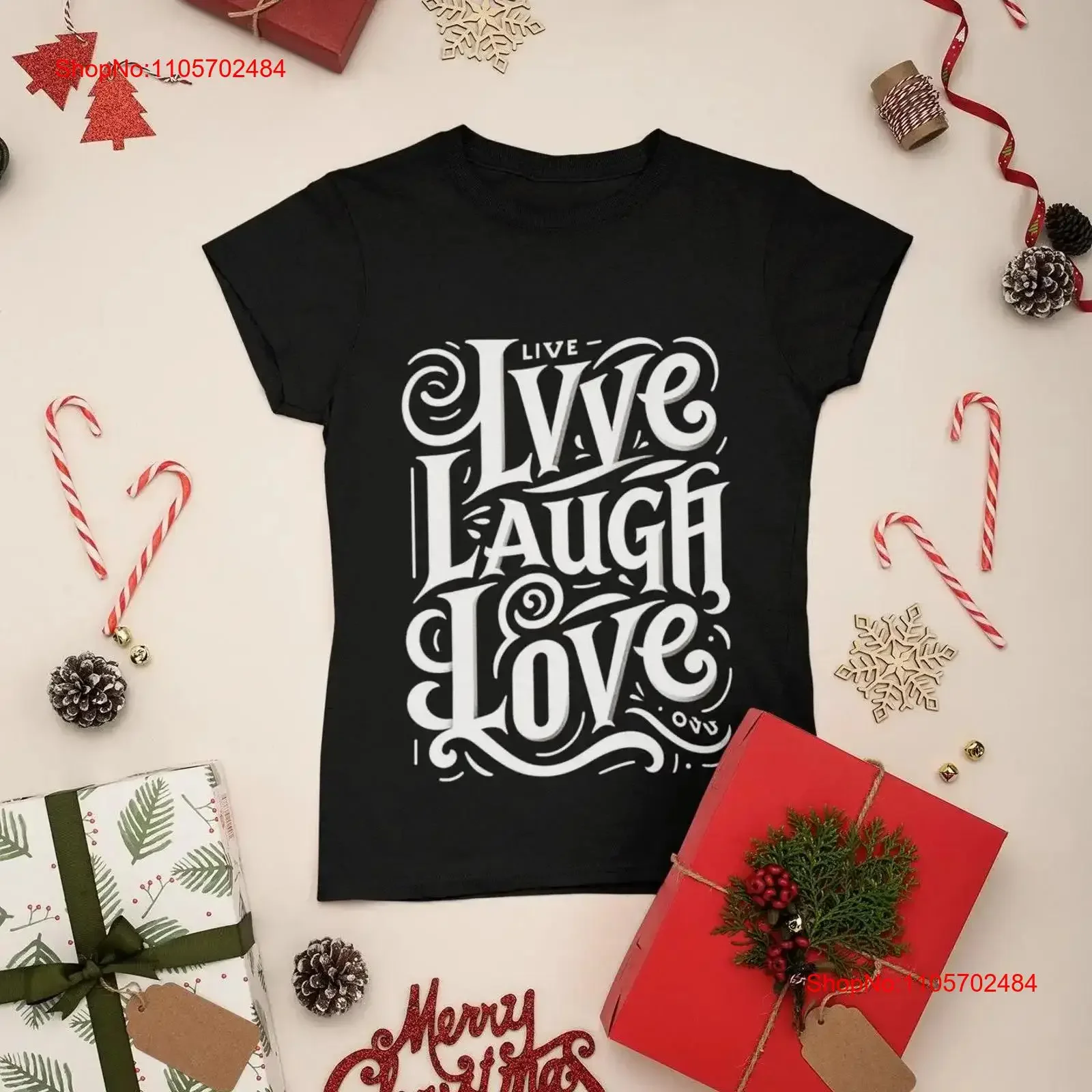 Live Laugh Love T Shirt Inspirational Quote Positive Message Casual Comfort Apparel vintage Washed Stylish Comfortable fashion
