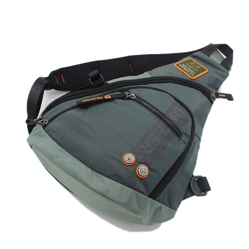 Waterproof Oxford Men Single Shoulder Messenger Chest Bag High Capacity Travel Cross body Bags Sling Rucksack Back Pack