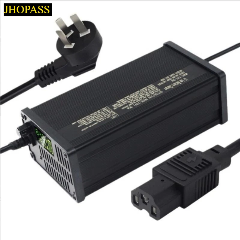 20S الذكية شاشة الكريستال السائل 84 فولت 8A شاحن بطارية ليثيوم ل التيار المتناوب 110 فولت أو 220 فولت 72 فولت 8A دراجة نارية E-الدراجة سكوتر تهمة الاتحاد الافريقي المملكة المتحدة الاتحاد الأوروبي التوصيل