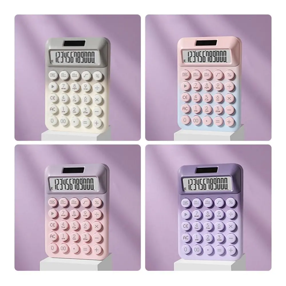 

creative Solar Desktop Calculator High-value Anti-slip Pad Finance Calculator Stationery Practical Student Calculator