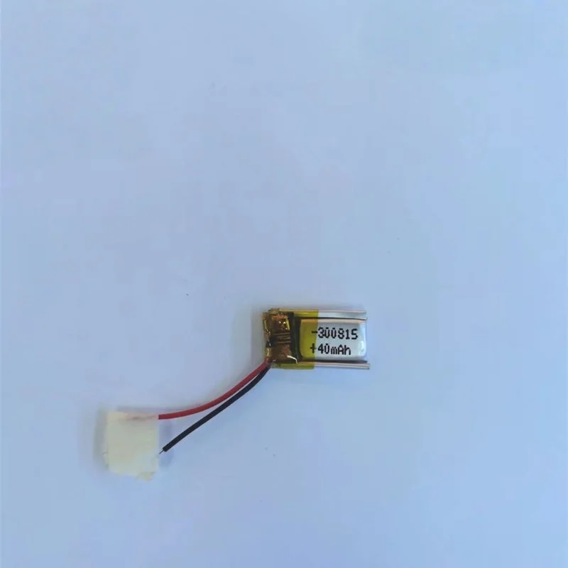 

3.7V Bluetooth Headset Battery 300815 Smart Wearable 20mAh Customizable to Specifications with Wired and Board-Mounted Options