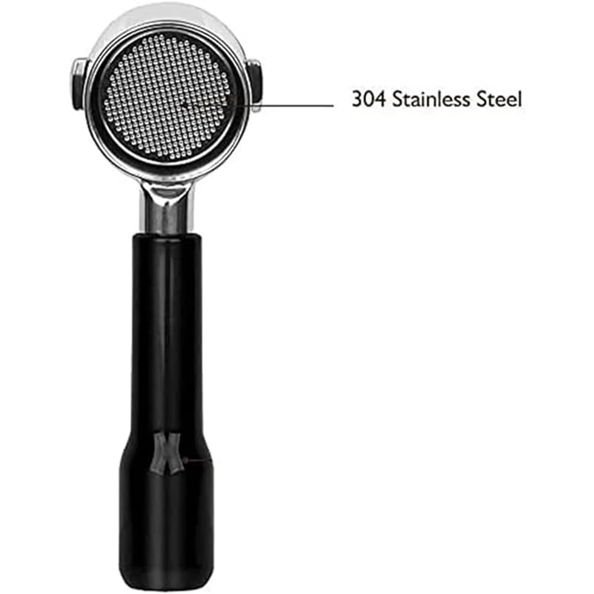 Portafiltro de 51 mm para ECP3420 EC155 BCO430 EC260, Portafiltro sin fondo de 51 mm Piezas de repuesto de 2 orejas