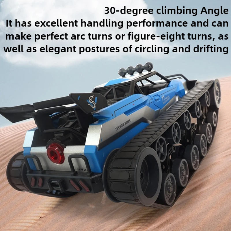 Cool Stuff Tank Toy Gift-Hot 1:12 Modello di carro armato Rc ad alta velocità in lega, Fart Spray Smoke Rc Drift Car, Auto telecomandata, Giocattoli per ragazzi