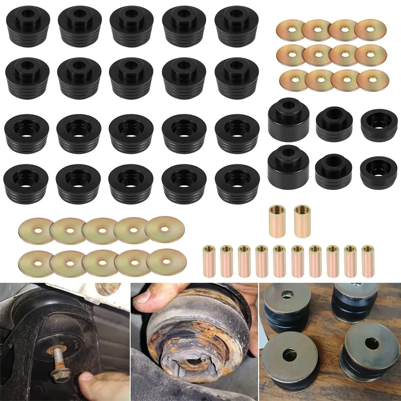 7-132 Kit de bujes de montaje de carrocería para Buick Regal/Chevy Malibu 1978-1988, El Camino, Monte Carlo/Olds Cutlass/Pontiac Bonneville