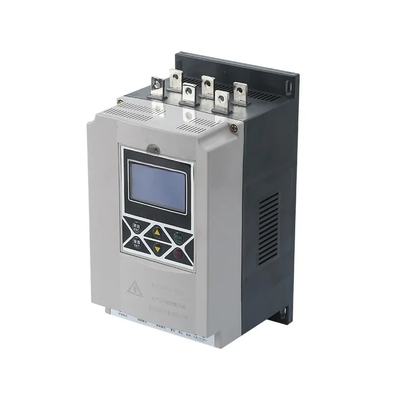 Intelligent bypass soft starter external motor starts energy saving