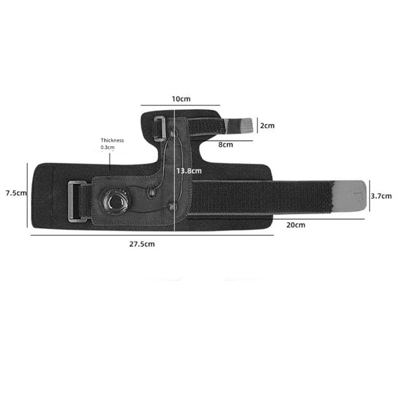 مصحح A50Q-Bunion مع فواصل أصابع القدم، مكواة فرد أصابع القدم لتقويم العظام، جبيرة ورم بمقبض قابل للتعديل لتخفيف الورم، يمين Du