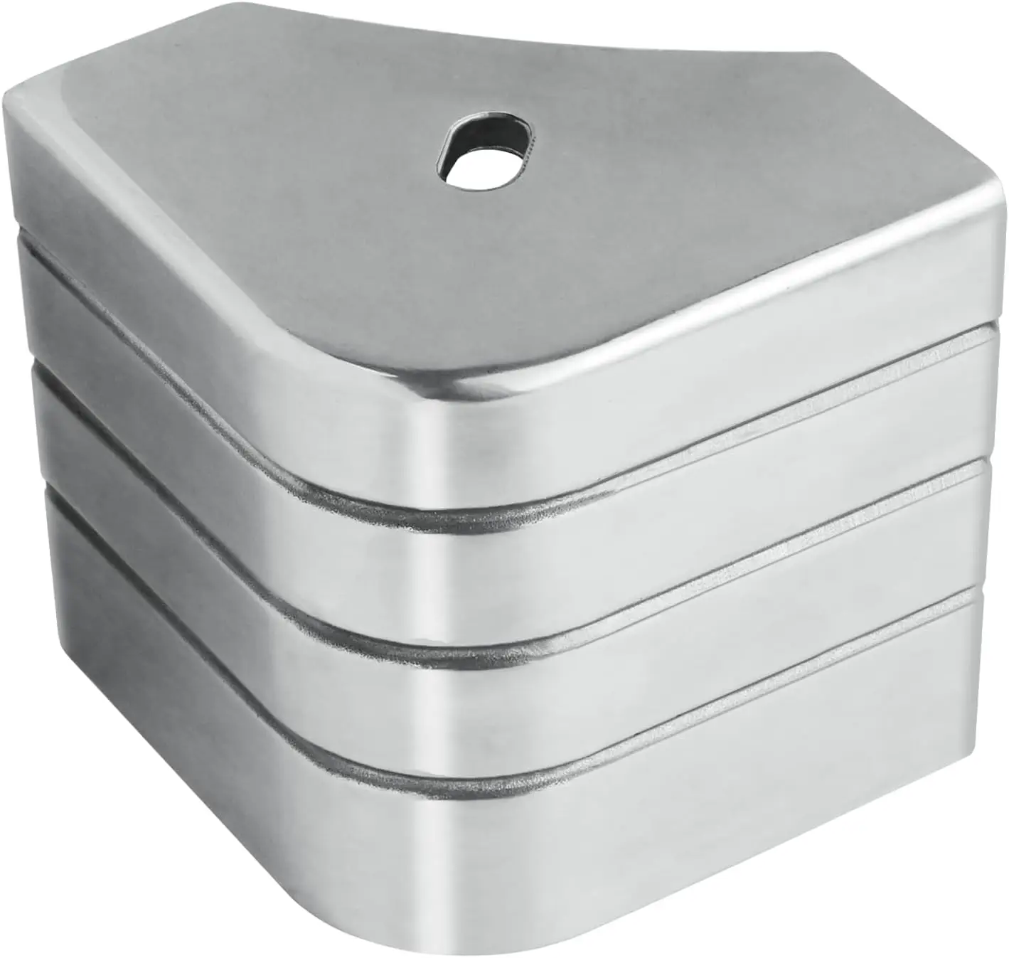 Pontoon Boat Corner Caps Heavy Duty Aluminum Boat Corner Caps 90 Degree Rounded Deck Hardware For Home Users Professionals