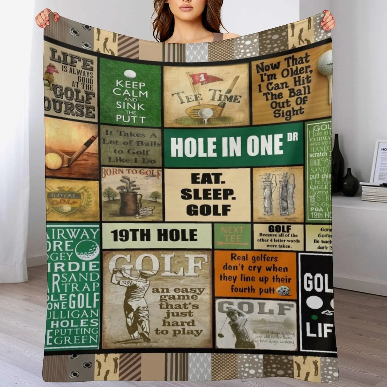 Golf - Golf Lover - Golf Life Throw Blanket Sofa Throw Loose Blankets