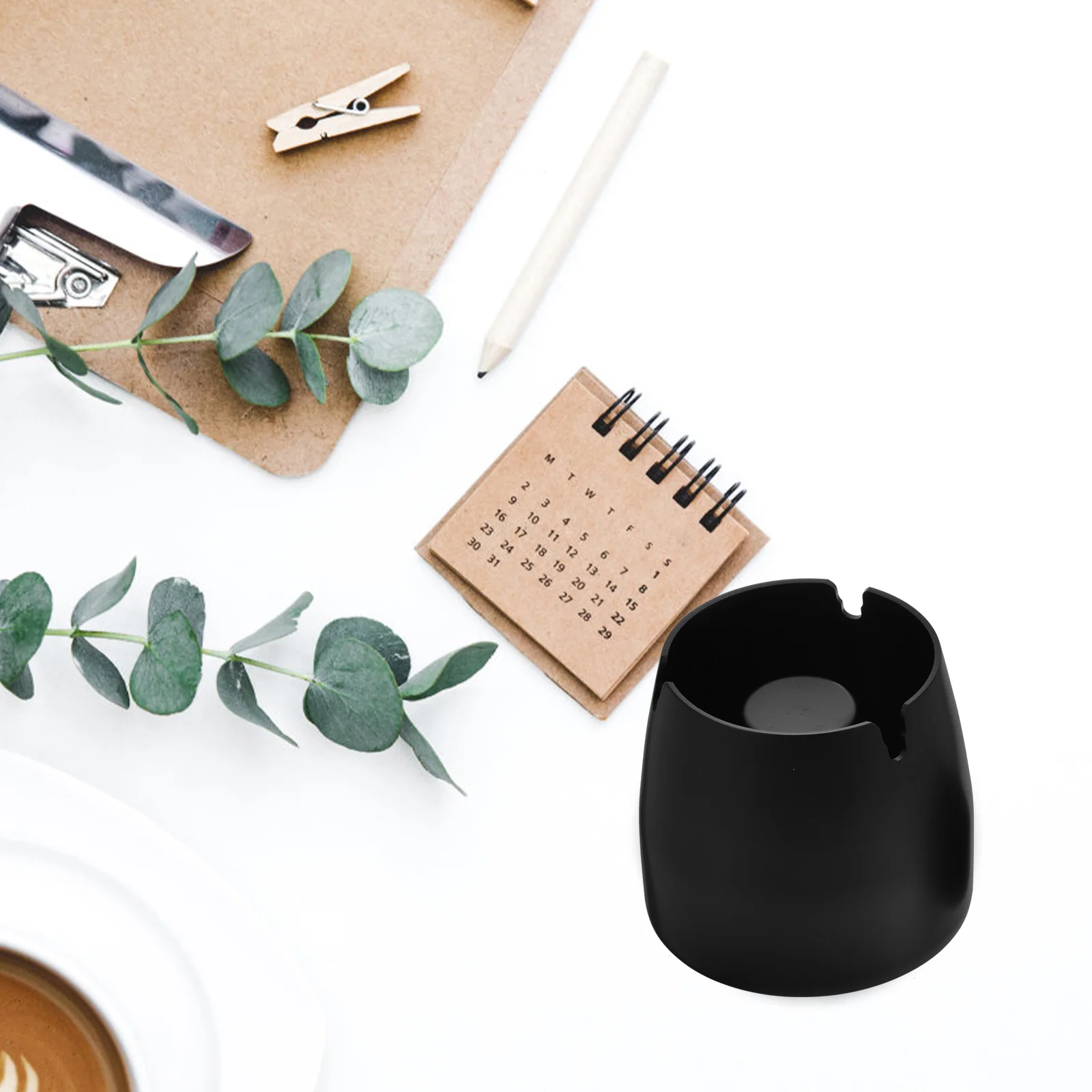 

Stainless Steel Ashtray Lid Desktop Holder Home Office Cigarette Butt Container Decorative Smoke Ash Storage