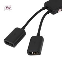 A41Z-Micro-USB Host Cable,Micro-USB Male To 2X Type A Dual USB Female OTG Adapter Converter Hub For Android Tablet Pc And Smart