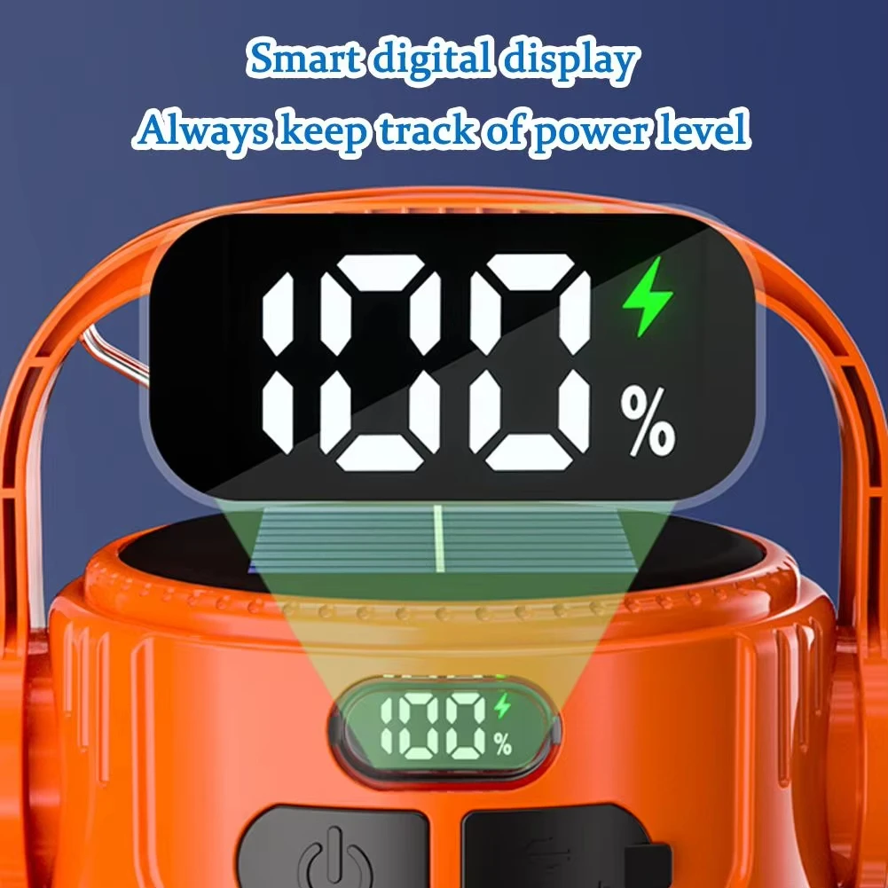 فانوس التخييم القابل لإعادة الشحن بالطاقة الشمسية، مصباح LED محمول، مصباح خيمة مقاوم للماء، خفيف الوزن في الهواء الطلق، مصباح الطوارئ المحمول #3