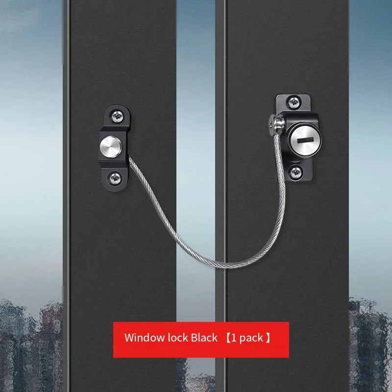 Children's Safety Lock 13-24months Window Limit Lock buckle Window Limit Device Chain lock Drawer lock Zinc alloy multifunction