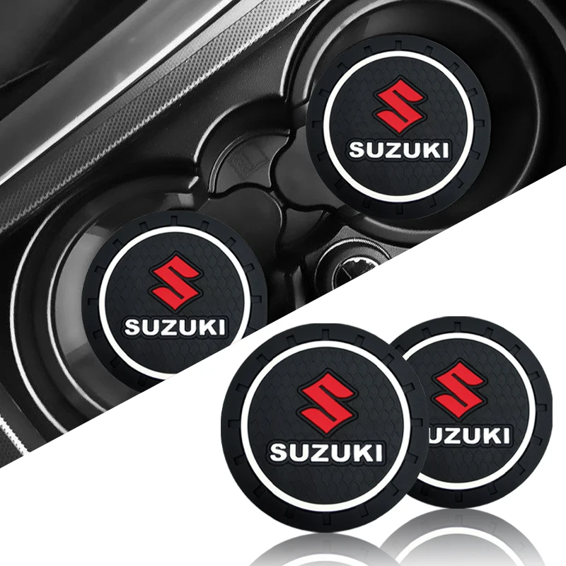 سيارة مكافحة زلة كوستر مكافحة الضوضاء كوب ماء وسادة وسادة اكسسوارات لسوزوكي سويفت الساموراي فيتارا SX4 جيمي كايزر Ingnis DZire #1