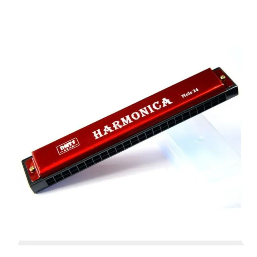 

Double Row 24 Hole Harmonica Professional Tremolo Harmonica Blues Harmonica Play Beginner C-key Harmonica Blues Rock