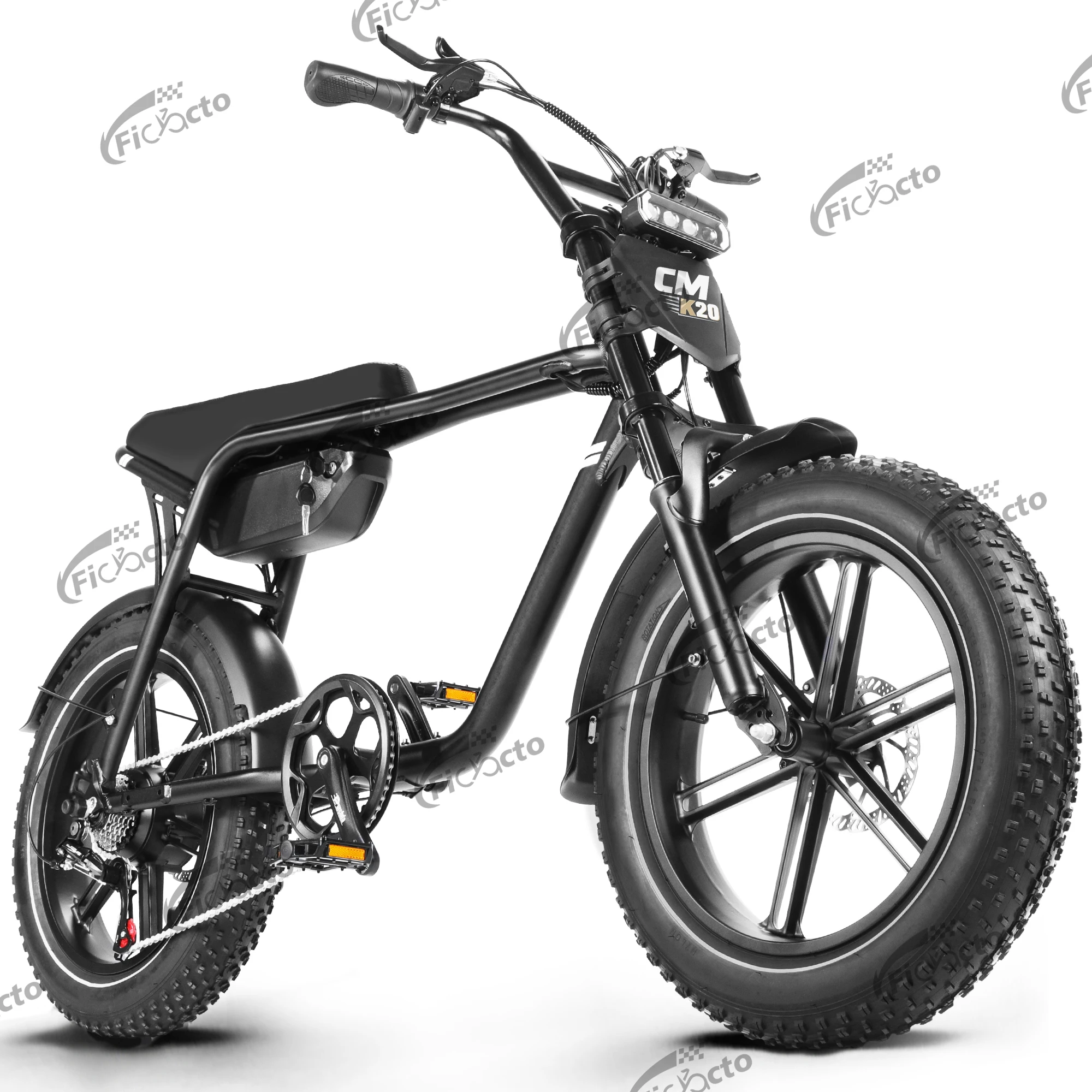 Elektrofahrrad 48V 15Ah EBIKE 20 Zoll Ebike 7-Gang Elektro-Mountainbike 4.0 Fat Tire eBIKE LCD-Display E-Bike Vorderradgabel-Federung ebike