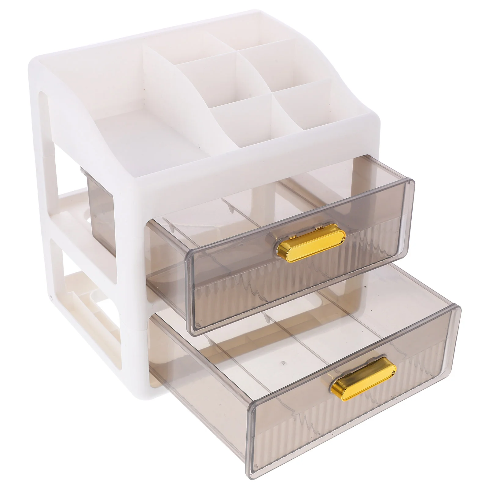 Small Item Storage Cosmetics Case Acrylic Container Drawer Organizer Portable Box Desktop