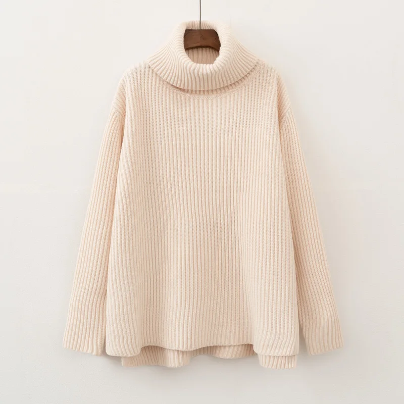 2024 Winter Thick Wool High neck Sweater