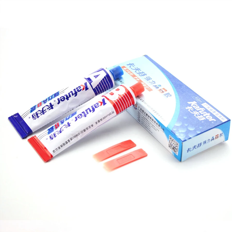 Kafuter 70g AB Glue High Temperature Resistant Strong Universal Waterproof Adhesive Glass Metal Stainless Plastic Ceramics Wood