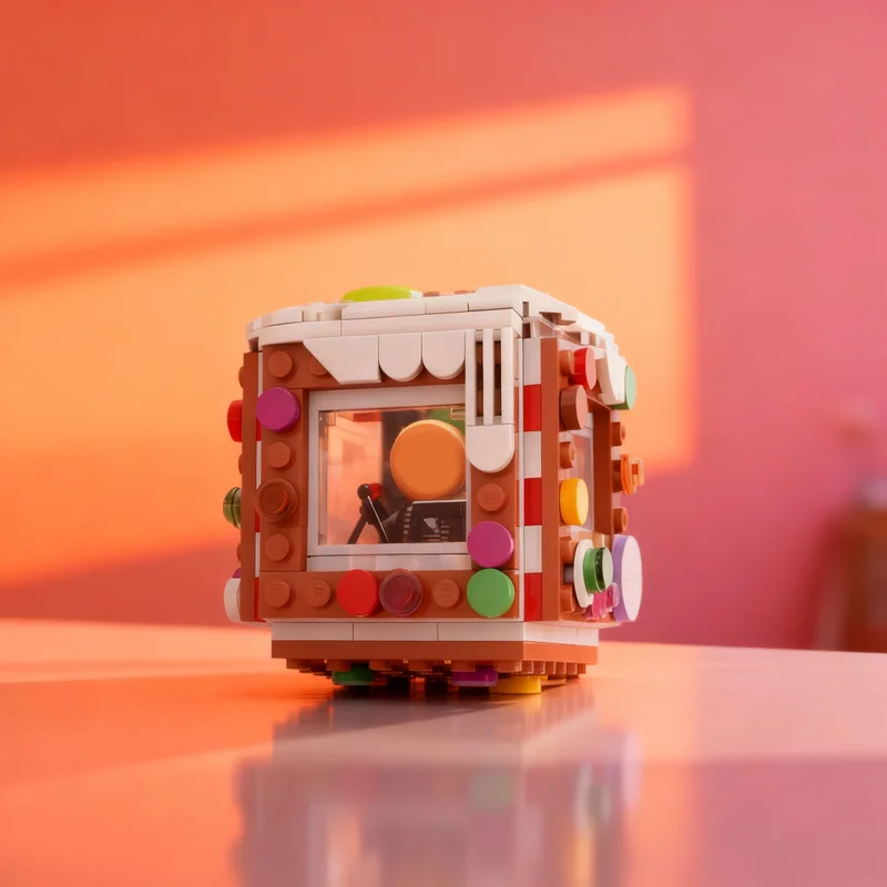 

269pcs MOC Seasonal Christmas The Gingerborg Cube A Star Trek Model Building Blocks Christmas Gifts Construction Toys Brick