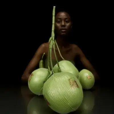 

1 Bunch Green Artificial Coconuts High Simulation Decorative Fruit for Tabletop Decor Event Styling Porch Patio Party Tropical