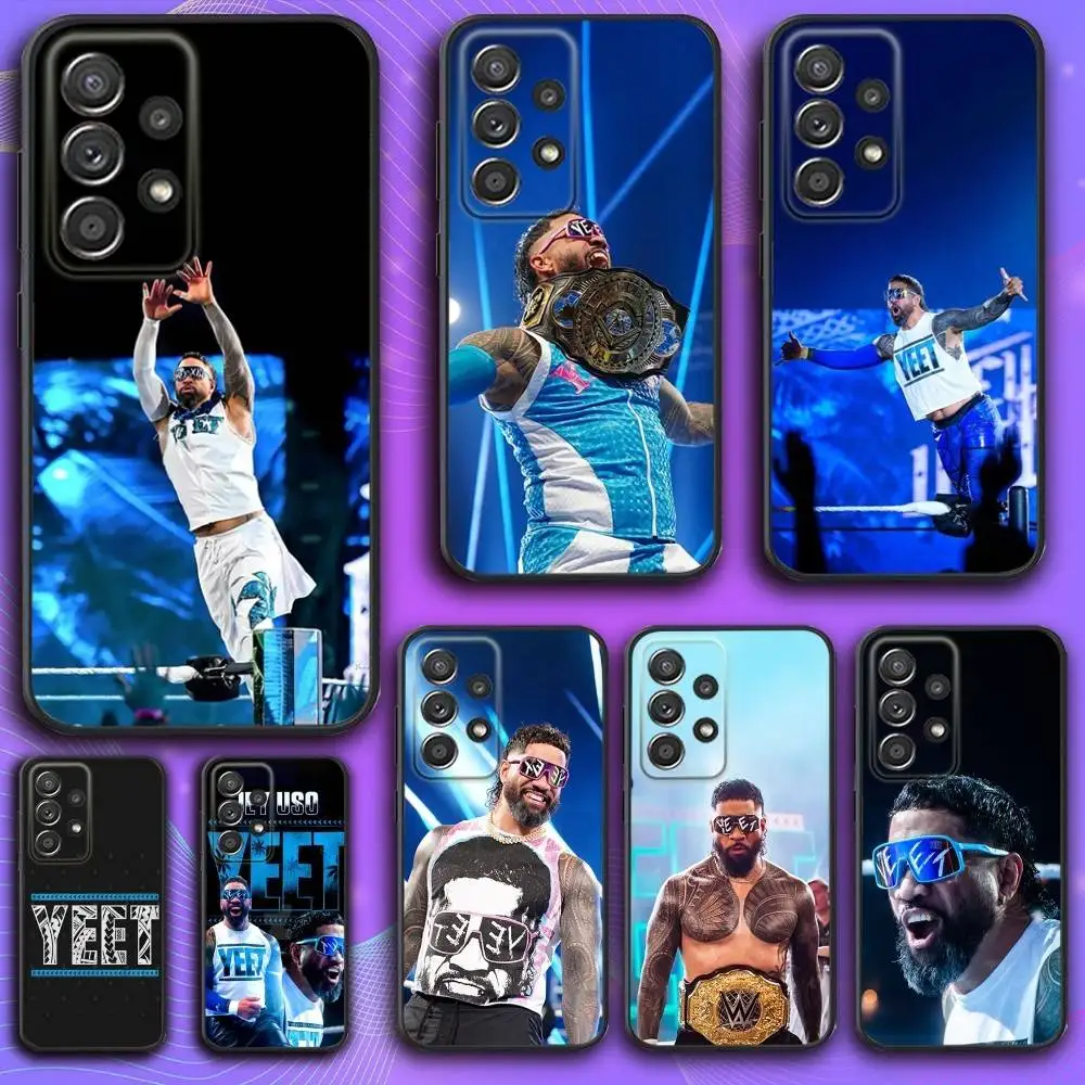 حافظة هاتف J-Jey U-Uso YEET لهاتف سامسونج S 25,24,23,22,30,21,10,9,Ultra,Plus,Lite,FE,4,5G حافظة سوداء ناعمة #1