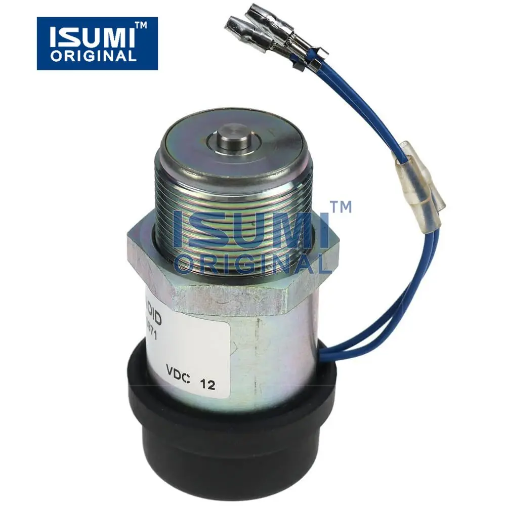 

Stop Solenoid, For Mitsubishi S3L2 S4L L2E Case 234 235 244 CX50, 12V, Part
