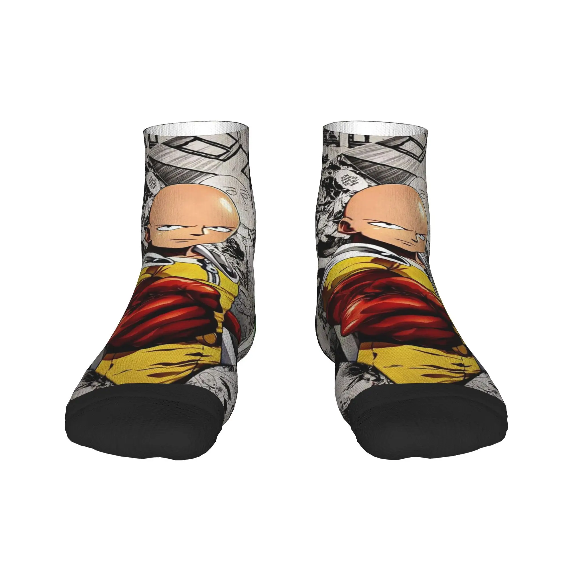 

Носки в стиле аниме One Punch Man, впитывающие пот чулки в стиле Харадзюку, всесезонные носки, аксессуары для унисекс, рождественские подарки