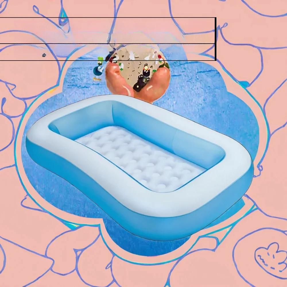 Extra large cartoon dinosaur inflatable swimming pool family and baby outdoor swimming PVC material